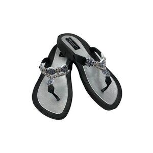Granco Women's Beaded Thong Sandals